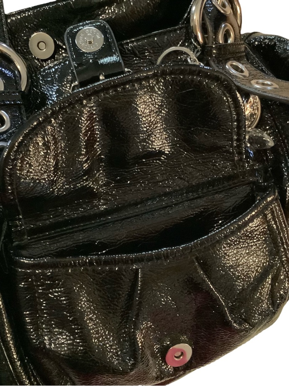 KathyVanZeeland Satchel Handbag
EXC. Cond/See pics for size Orig $99 SELL: $25 - Picture 6 of 12